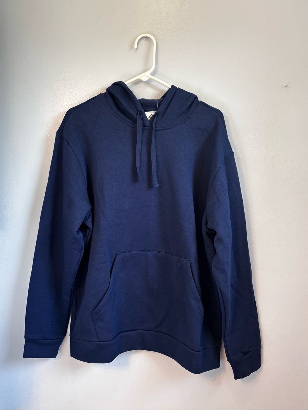 adidas Women’s Solid Navy Blue Classic Pullover Hoodie Sweatshirt Sz XL. NWT